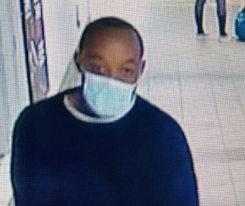 Surveillance image of Kevin Douglas from incident
