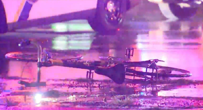 Police searching for driver who hit 2 bicyclists in Northeast Philadelphia
