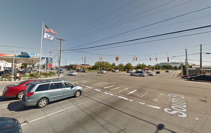 A 19-year-old man was struck and killed by a car in East Garden City on Tuesday morning