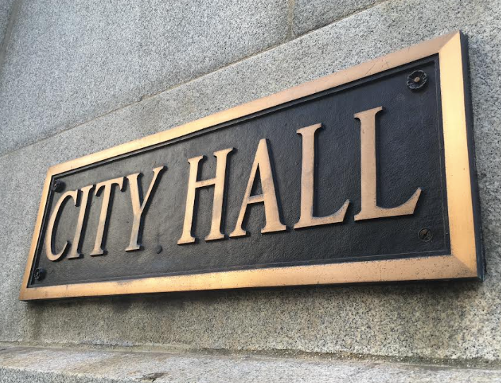 Chicago City Hall plaque