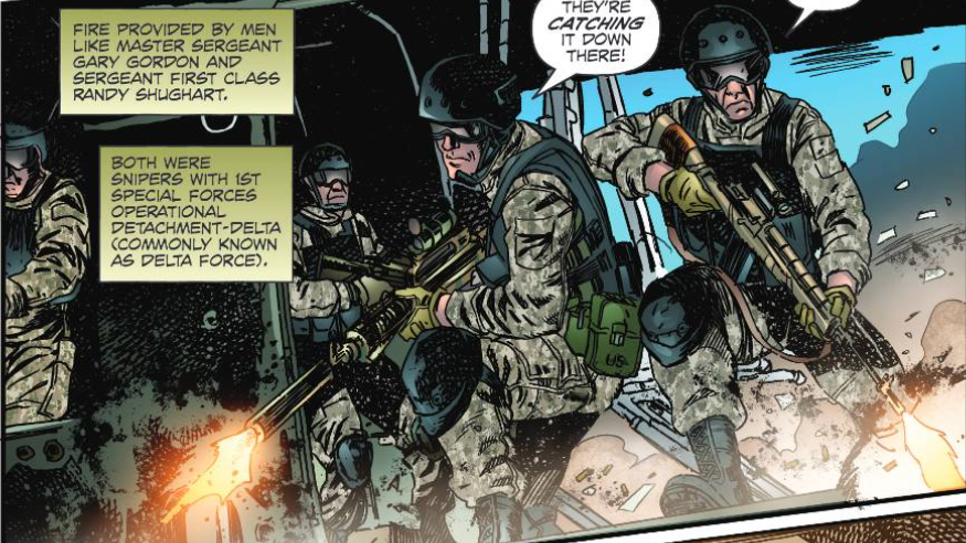New comic book tells the story of heroic Delta Force snipers
