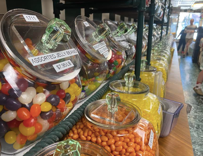 candy store jars
