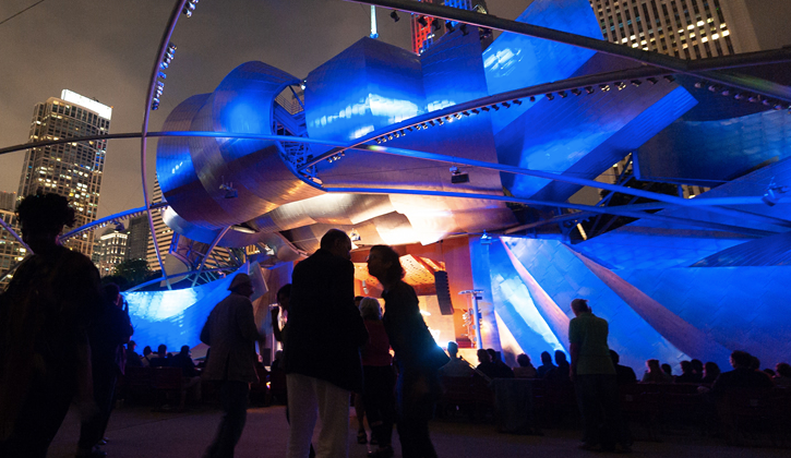 concert at Millennium Park