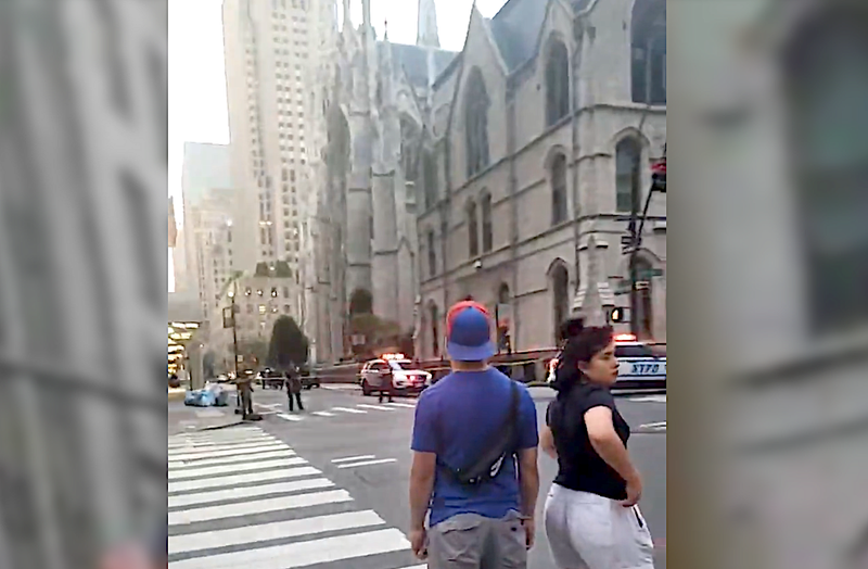 A man opened fire after he lost a game of three-card monte in Midtown on Sunday evening, police said