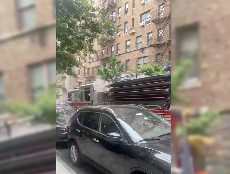 The FDNY responded to the scene along with inspectors from the Department of Buildings, which issued a partial vacate order