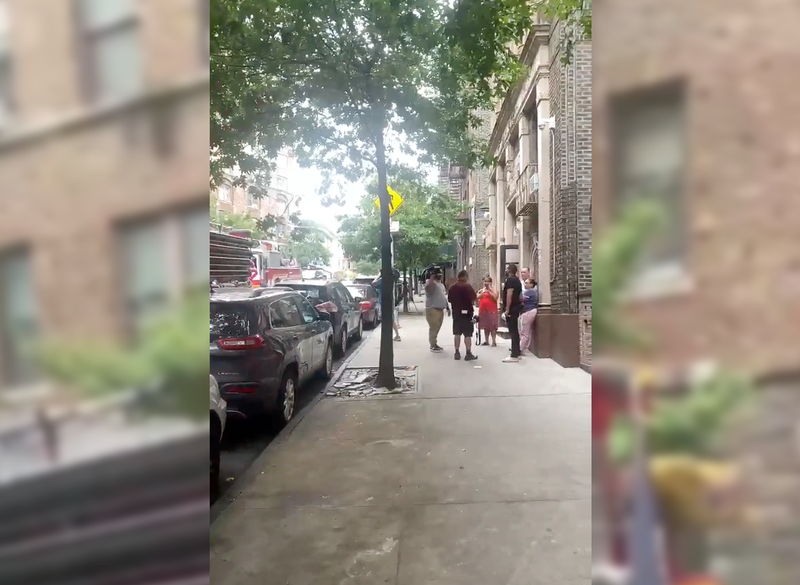 The partial collapsed happened at a building on Shakespeare Avenue in the Highbridge section on Sunday morning
