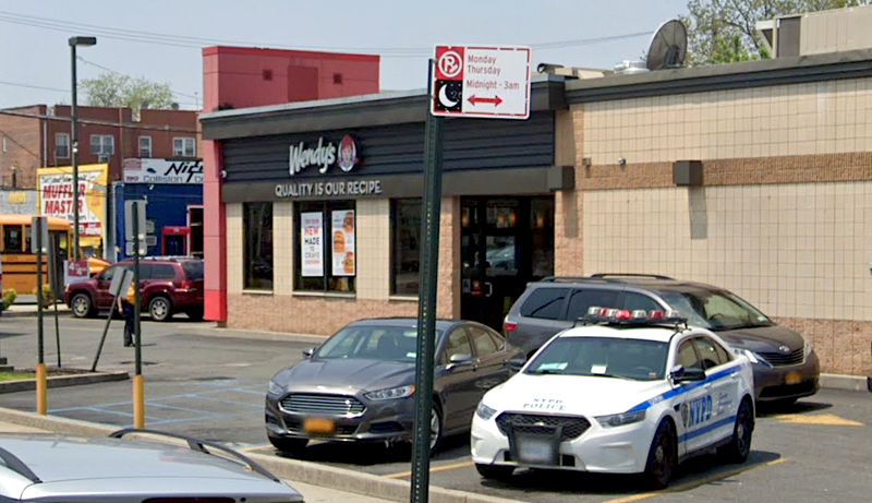 An employee stabbed a co-worker at a Wendy's in East Flatbush on Monday evening