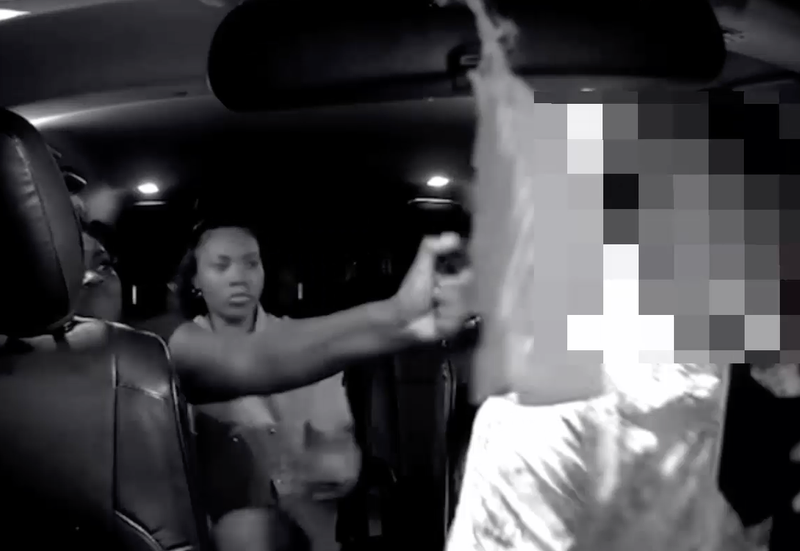 Video shows the drive being pepper-sprayed in the face