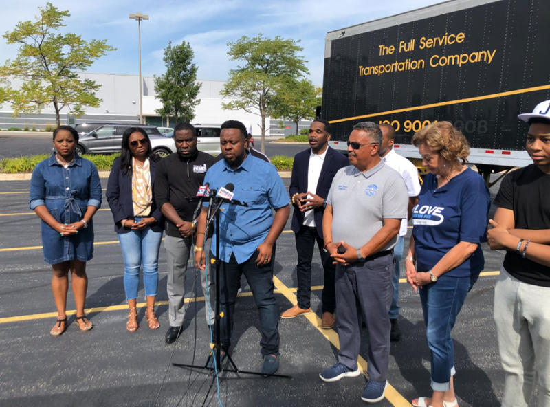 water drive news conference