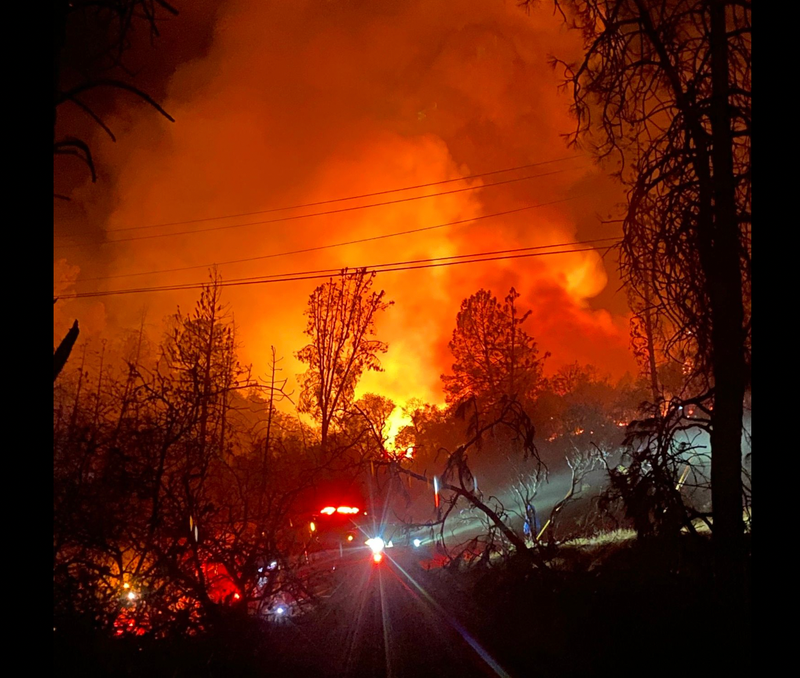 The fire has reached 10% containment as of Friday morning.