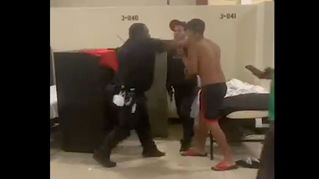 NYC homeless shelter officer suspended after video shows him striking asylum seeker