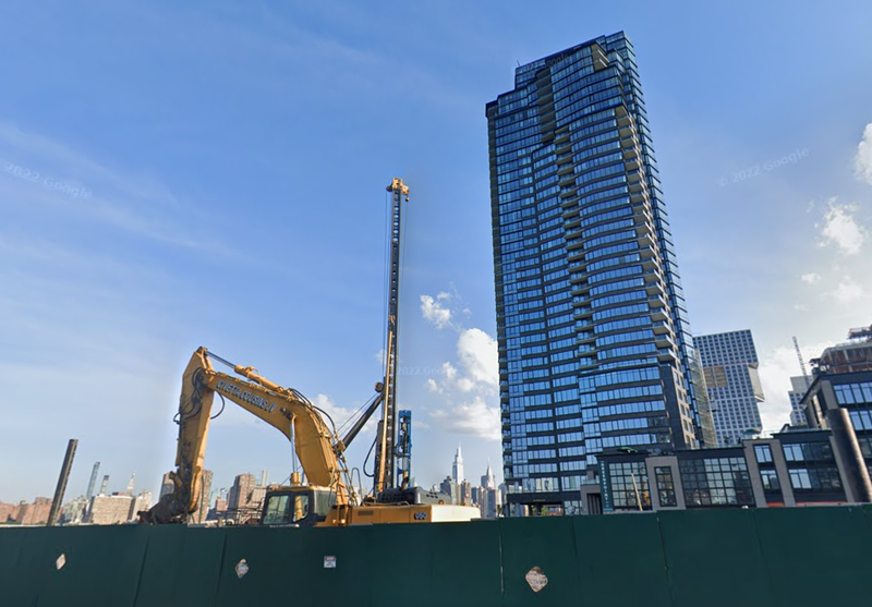 A man was killed in a construction accident in Greenpoint Monday morning, police said.