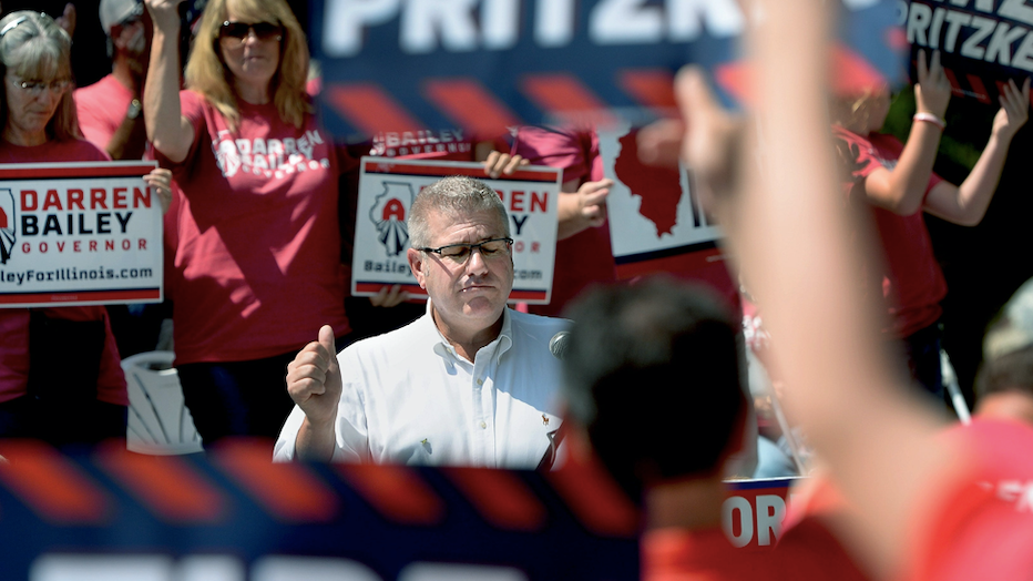 GOP candidate for governor finds lodging, high above city he dubs 'hellhole'