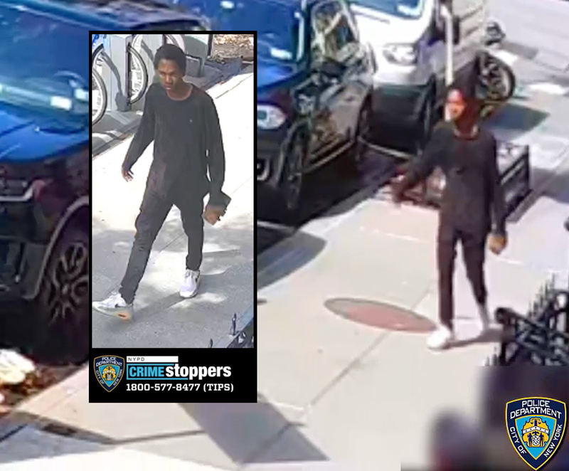 Police released images Wednesday of the suspect in Monday's attack on W. 20th Street in Chelsea