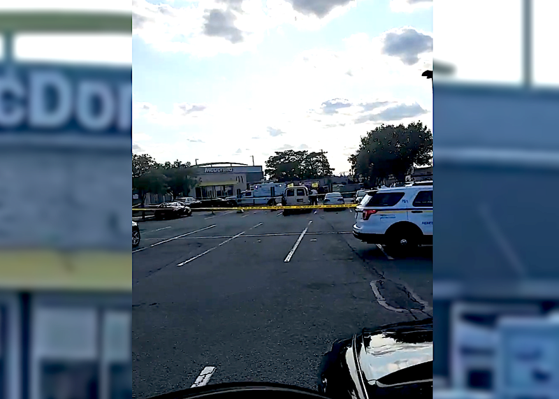 Police investigated at the scene into Wednesday night