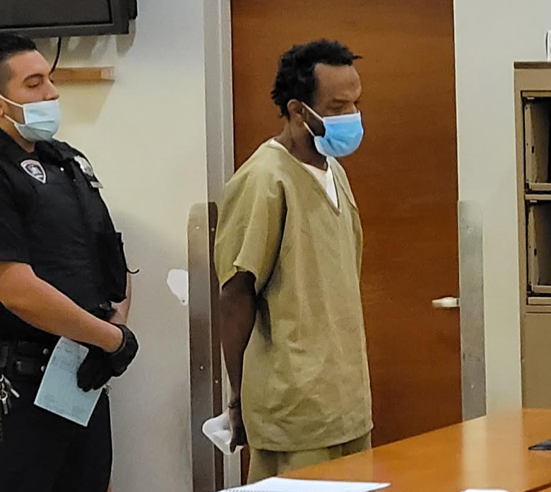 Alexander Wright appearing in a Bronx courtroom on Thursday.