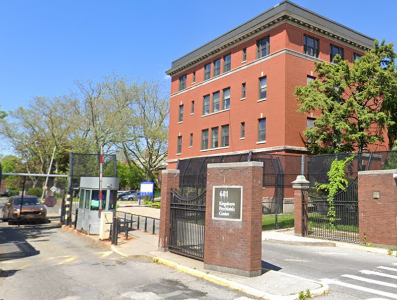 A man being held at the Kingsboro Psychiatric Center on Clarkson Avenue in Brooklyn was found dead Tuesday, police said Friday.