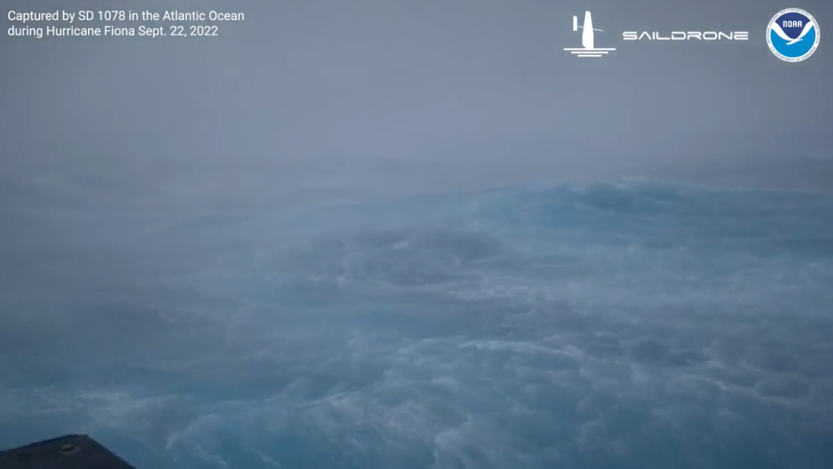 VIDEO: Hurricane Fiona brings 50-foot waves, roars by Bermuda en route to Canada