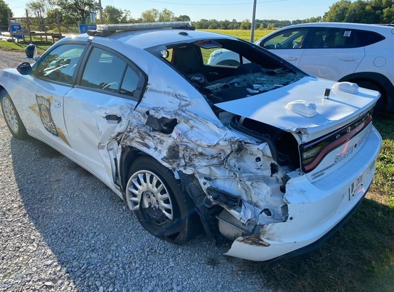car with damage