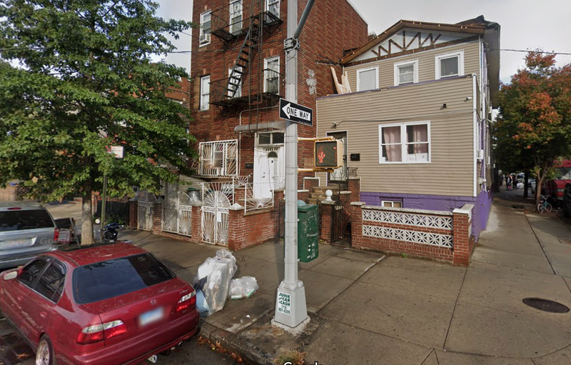 105-19 34 Avenue where Peguero crashed his car while having a medical episode