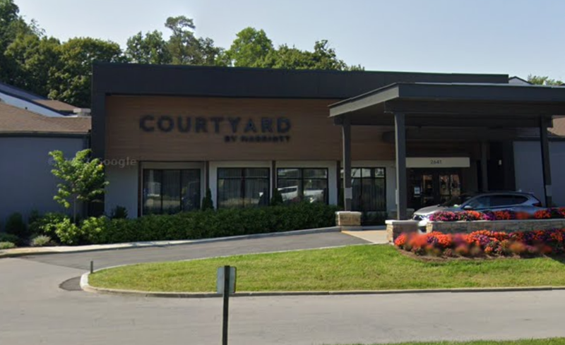 A man was killed Sunday at a Courtyard by Marriott on South Road in Poughkeepsie during Marist College's "Family Weekend."