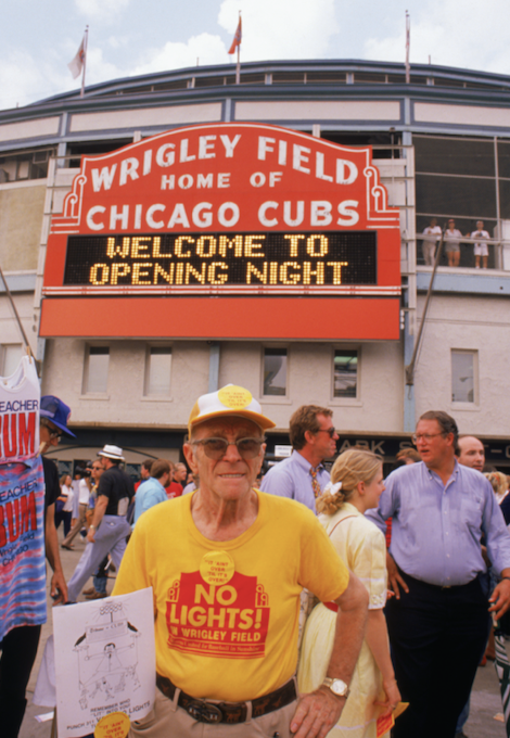 Wrigley Field lights controversy, 1988