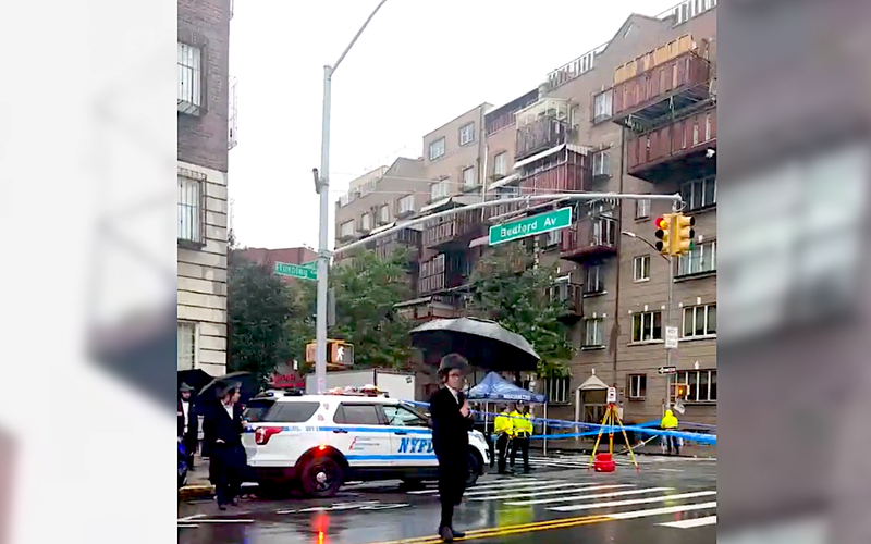 The 63-year-old victim was struck at Flushing Avenue and Bedford Avenue in South Williamsburg