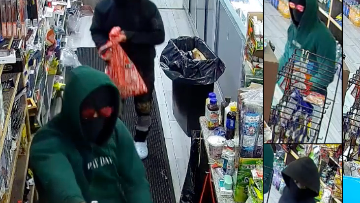 VIDEO: Thief in 'Pay Day' hoodie waves gun in $5,500 Brooklyn deli robbery