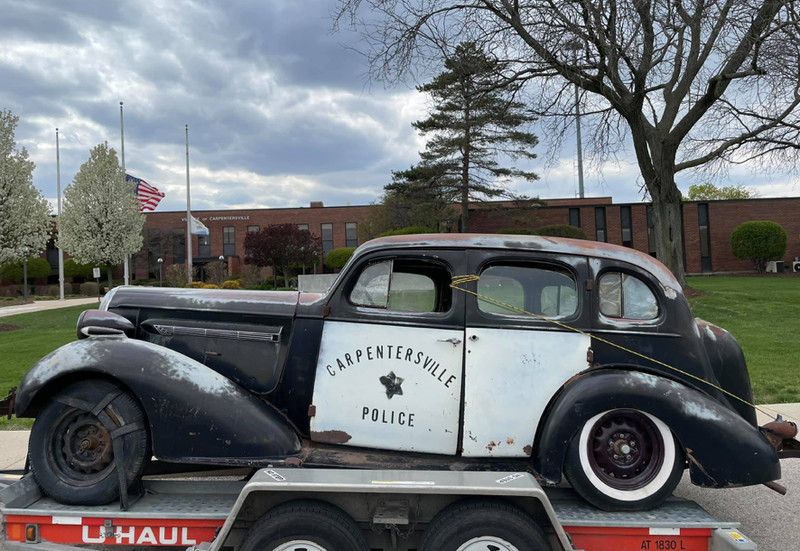 old cop car