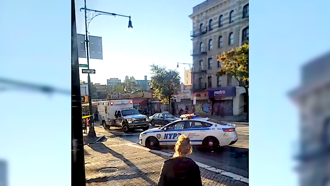 'Combative' man with knife slashes NYPD officer's face in the Bronx