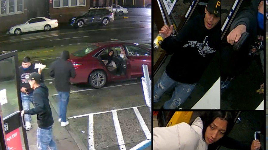 VIDEO: Queens 7-Eleven robbed of Nesquik at gunpoint, 5 sought