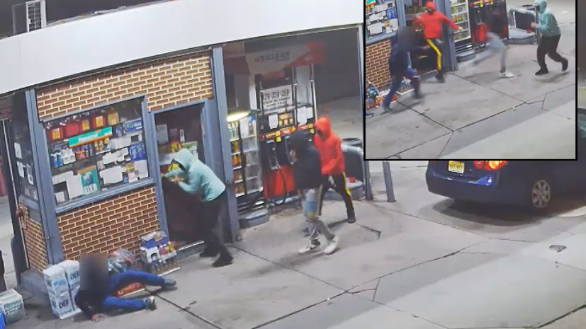 VIDEO: Brooklyn gas station worker defends self with squeegee in robbery attack