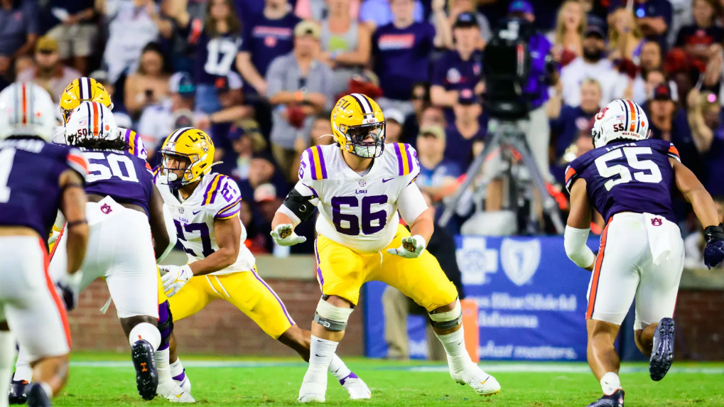 LSU without LT Will Campbell vs Tennessee after he was hospitalized for dehydration