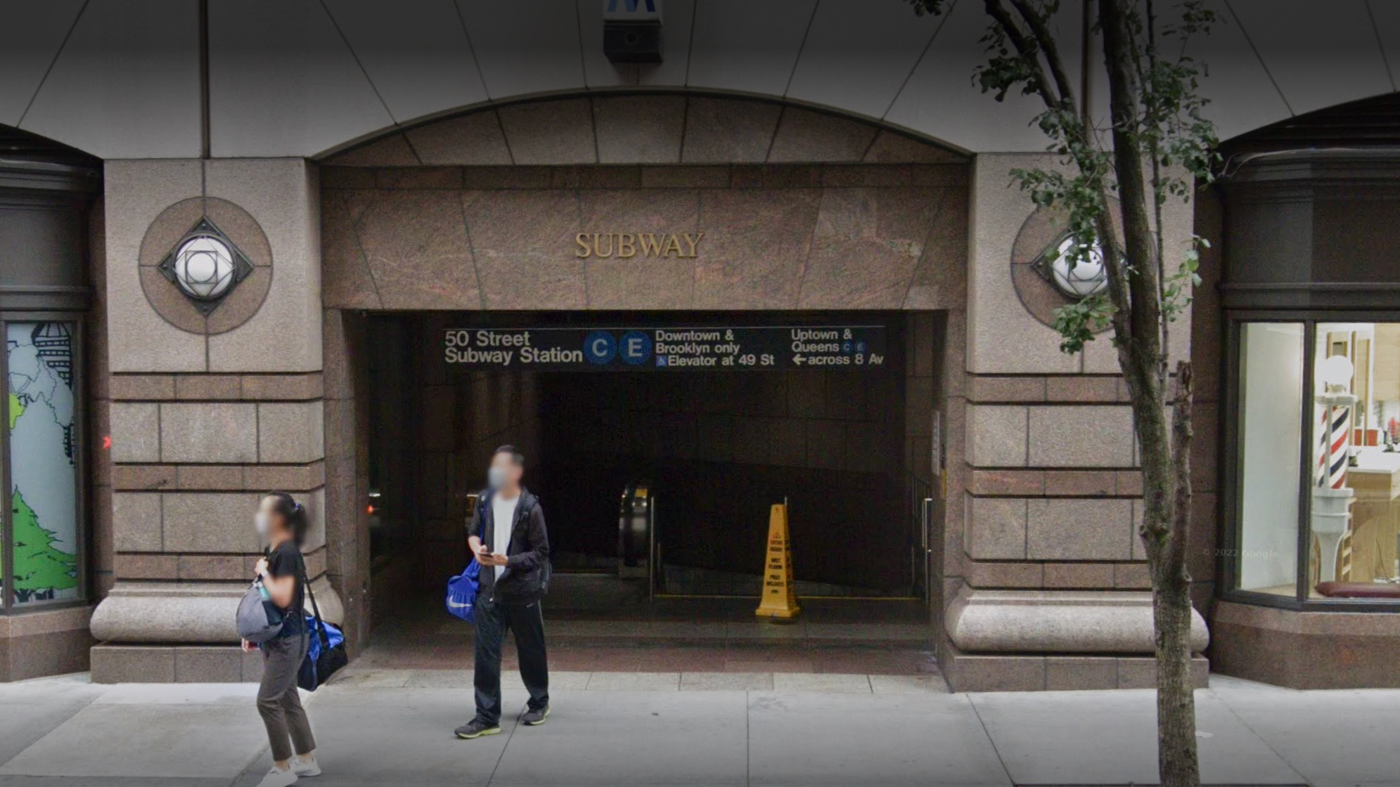 Man survives getting hit by 'A' train in Midtown while on subway tracks