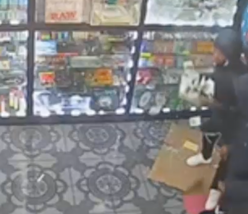 Surveillance image of robbery 