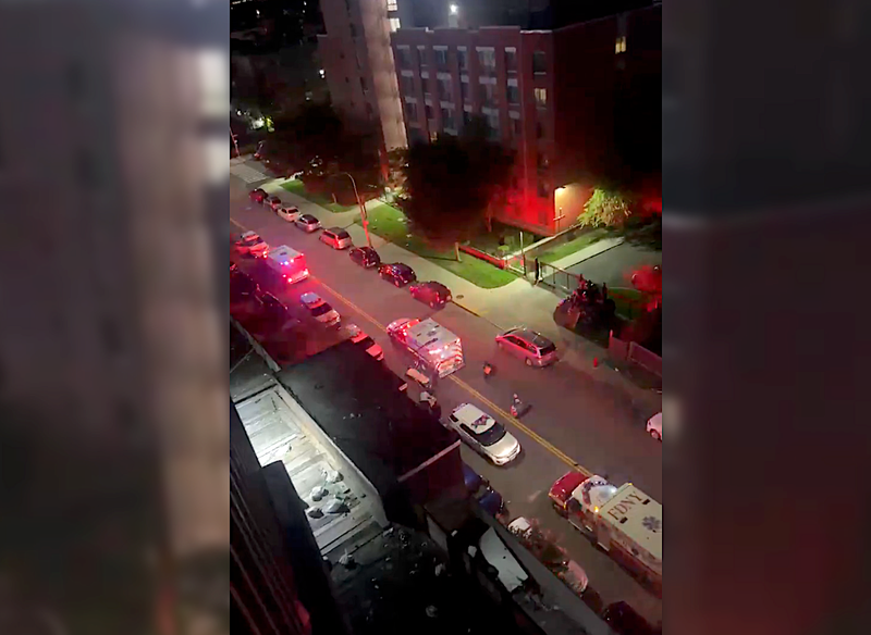 The teen was shot on Eldert Lane in East New York shortly before 11 p.m. Monday