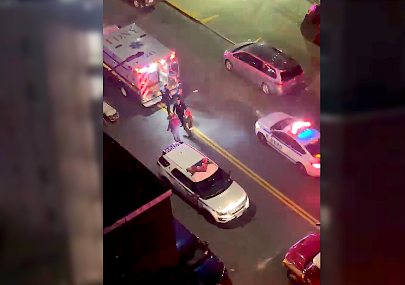 The girl was taken from the scene by ambulance and pronounced dead at a hospital