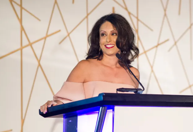 LA City Councilmember Nury Martinez speaks onstage at the 'Politics, Sex and Cocktails' fundraiser at Spectra by Wolfgang Puck at the Pacific Design Center on October 6, 2016 in West Hollywood, California.