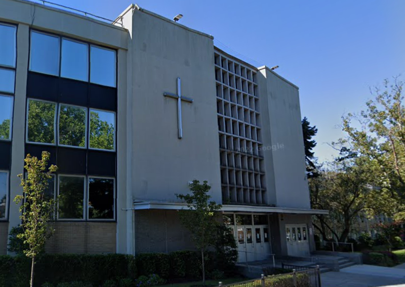 St. Francis Preparatory High School in Queens.