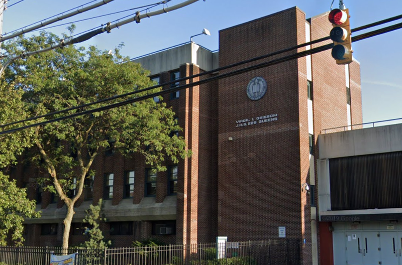 A 16-year-old boy was arrested Thursday for bringing a loaded gun to J.H.S. 226 Virgil I. Grissom School in South Ozone Park. 
