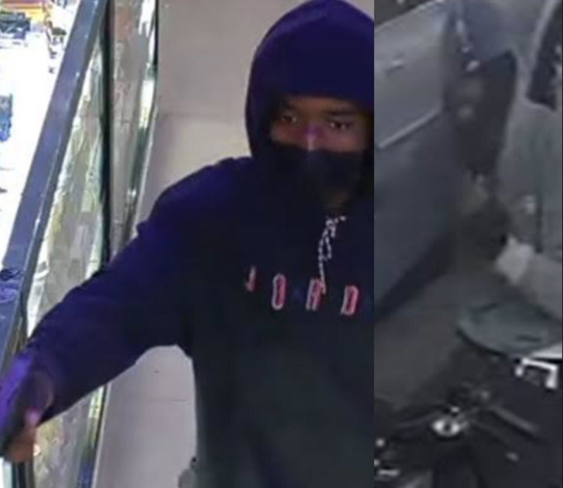 Police released photos of a duo sought in 21 armed robberies across the city in the past three months.