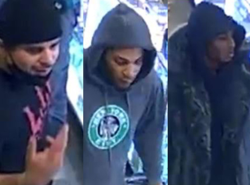 Police are seeking an armed robbery group that struck a Brooklyn smoke shop last Monday.