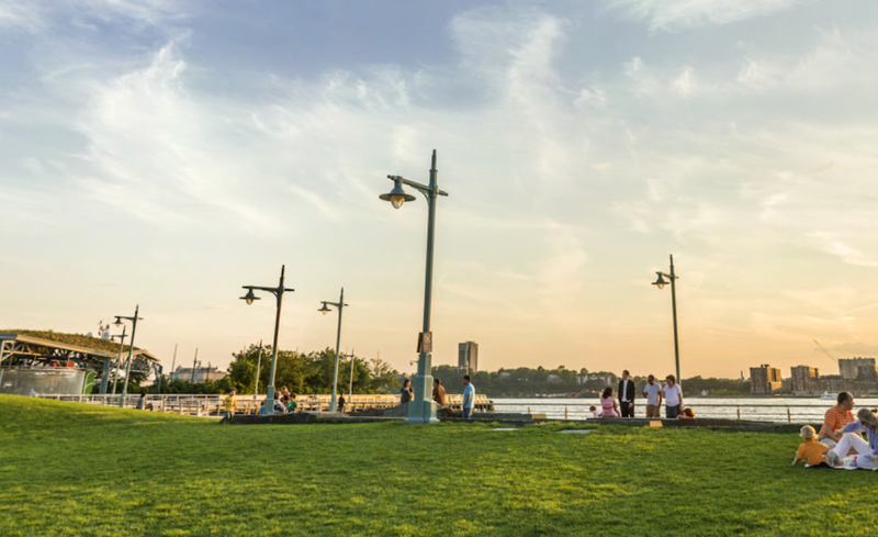 Hudson River Park in Chelsea where attacks happened