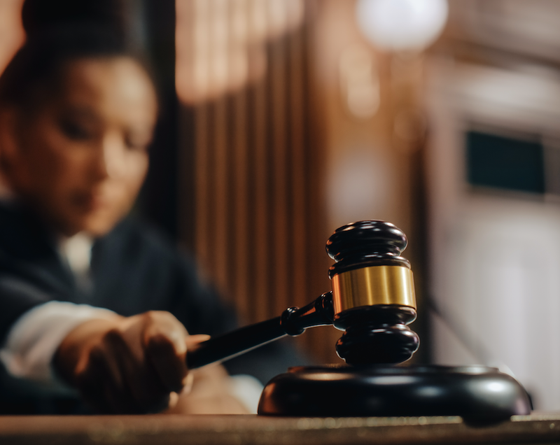judge on bench