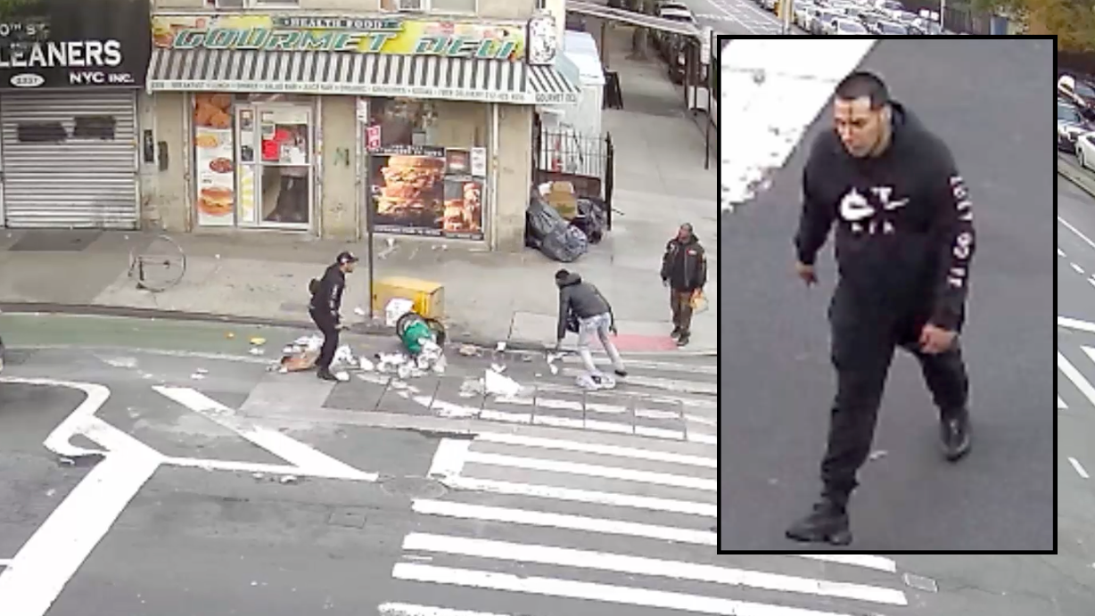 VIDEO: Man knifed in chaotic corner clash in E. Harlem, suspect sought