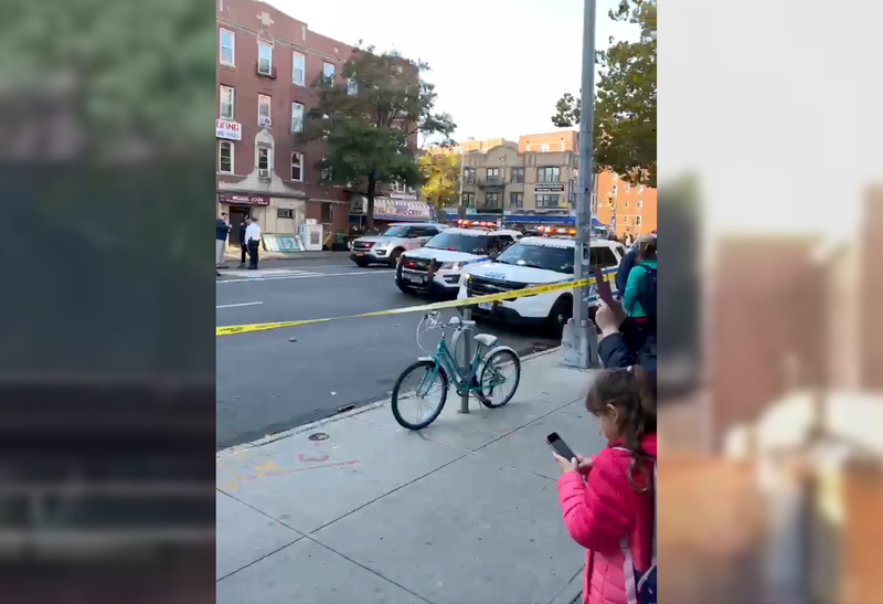 Police investigated at the scene into the evening on Tuesday