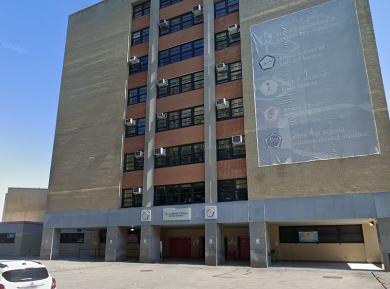 John F. Kennedy High School in the Bronx.