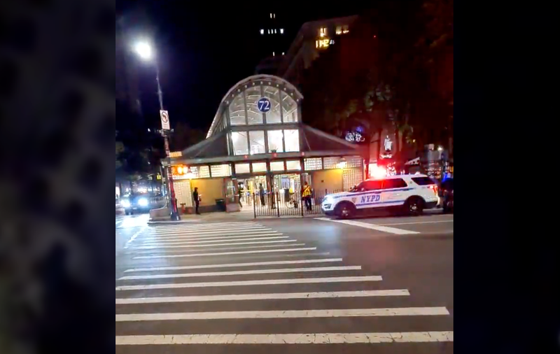 A man was stabbed at the subway station at W. 72nd Street and Broadway late Wednesday