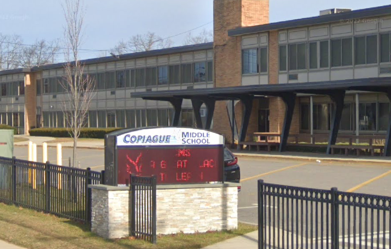 Copiague Middle School in Suffolk County.
