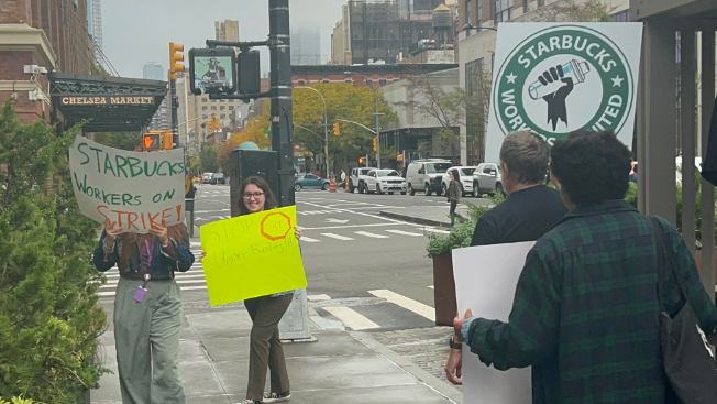 Starbucks workers at flagship NYC Reserve location on strike over bed bugs, mold on ice